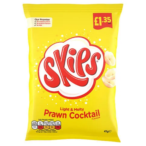 Skips Prawn Cocktail Flavour 45g