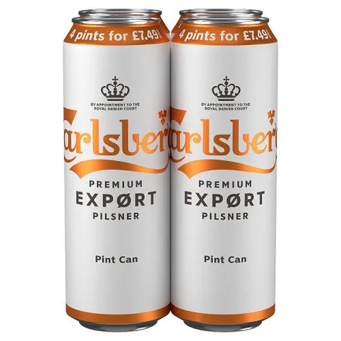 Carlsberg 4 Premium Expørt Pilsner 4 x 568ml