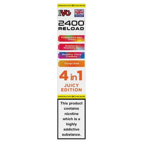 IVG 2400 Reload 4 in 1 Juicy Edition