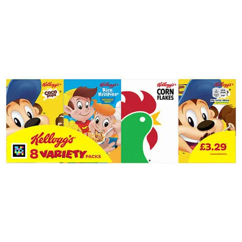 Kellogg's 8 Variety Packs 196g