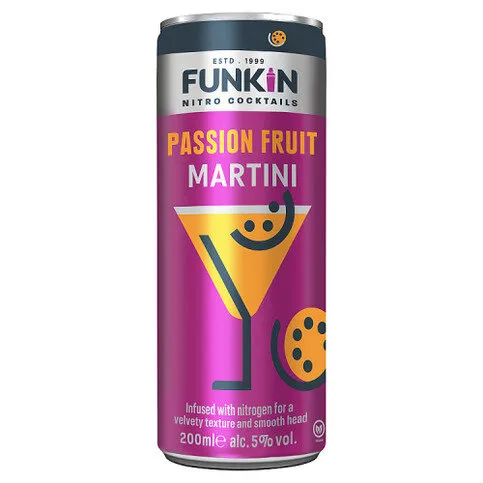 Funkin Passion Fruit Martini Nitro Cocktails 200ml