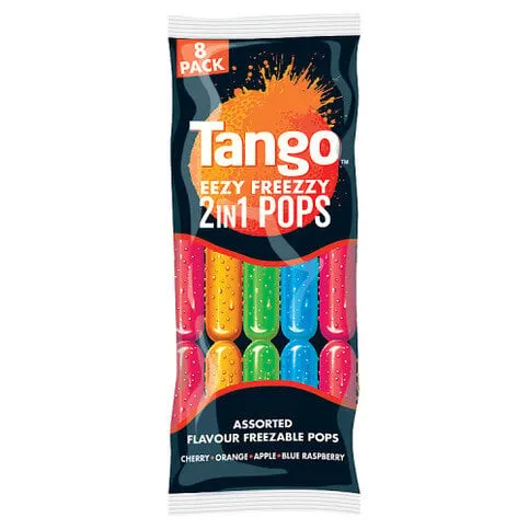 Tango Eezy Freezzy 2 in 1 Pops 8 x 75ml (600ml)