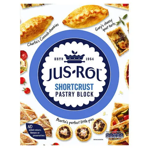 Jus-Rol Shortcrust Pastry Block 500g