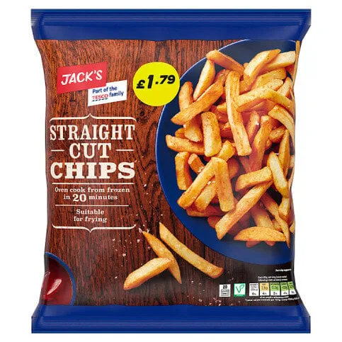 Jack's Straight Cut Chips 750g