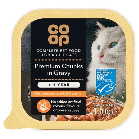 Co-op Premium Chunks in Gravy + 1 Year 100g