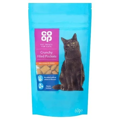 Co Op Crunchy Filled Pockets with Chicken & Cheese 60g