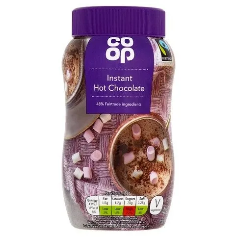 Co Op Fairtrade Instant Hot Chocolate 400g