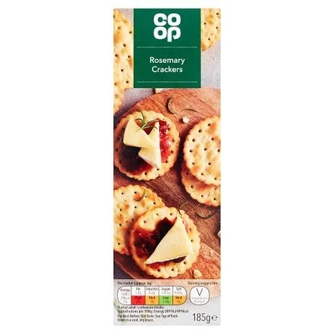 Co-op Rosemary Crackers 185g