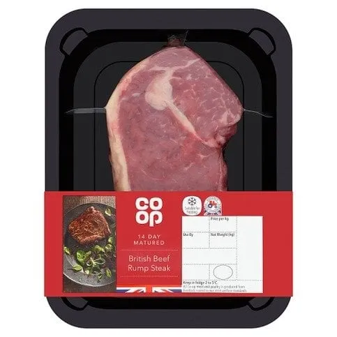 Co-op British Beef Rump Steak 227g
