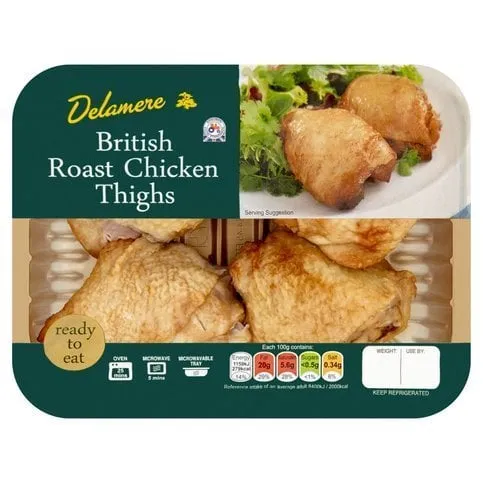 Delamere Roast Chicken Thighs 400g