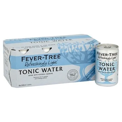 Fever-Tree Refreshingly Light Tonic Water 8 x 150ml