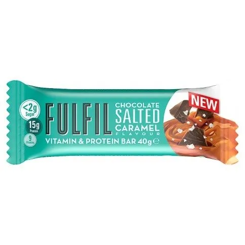 Fulfil Chocolate Salted Caramel Flavour Vitamin & Protein Bar 40g