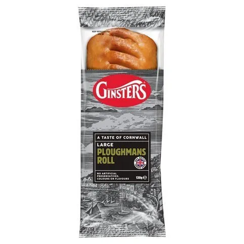 Ginsters Large Plough Roll 130g