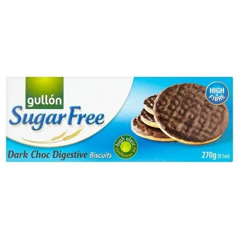 Gullón Sugar Free Dark Choc Digestive Biscuits 270g