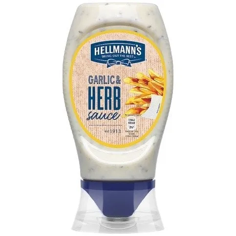 Hellmann's  Garlic and Herb Sauce 250ml