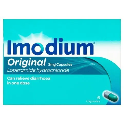 Imodium Original Capsules for Diarrhoea Relief 6 Capsules