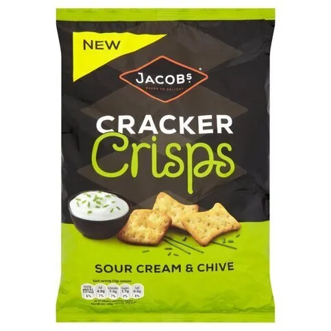 Jacob's Cracker Crisps Sour Cream & Chive 150g