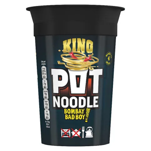 Pot Noodle Bombay Bad Boy King Pot 114g