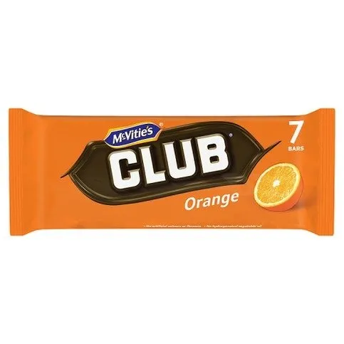 McVitie's Club Orange 7 x 22g