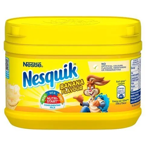 Nesquik Banana Flavoured Milkshake Powder 300g