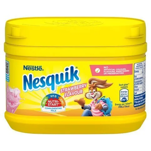 Nesquik Strawberry Flavoured Milkshake Powder 300g