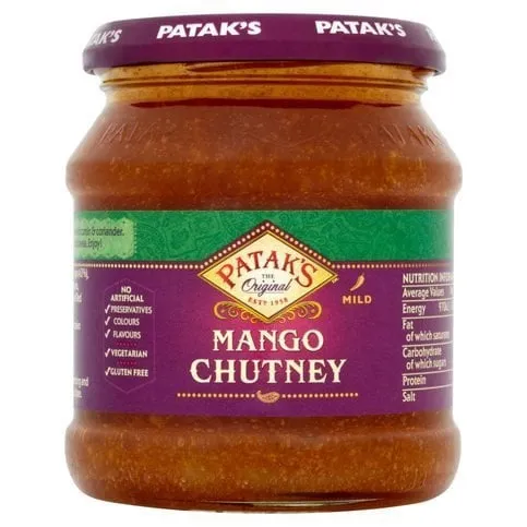 Patak Chutney Mango Mild 340g