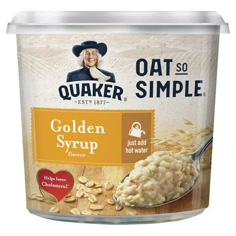 Quaker Oat So Simple Golden Syrup Porridge Pot 57g