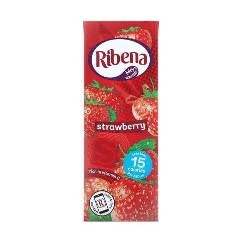 Ribena No Added Sugar Strawberry Carton 250ml