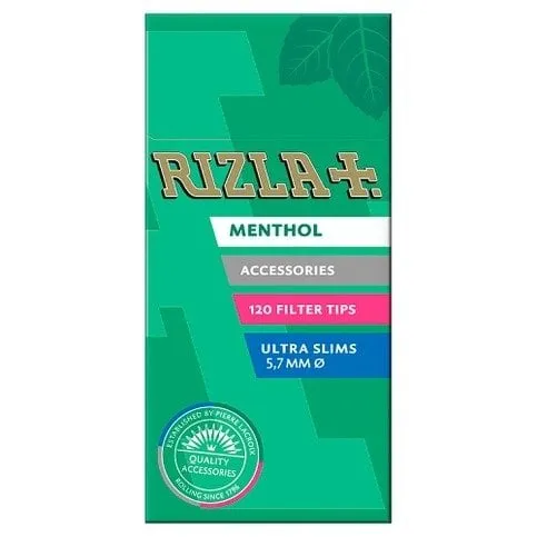 Rizla Menthol Ultra Slim Filter Tips 120 Pack