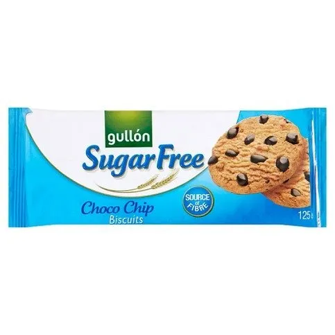 Gullón Sugar Free Choco Chip Biscuits 125g