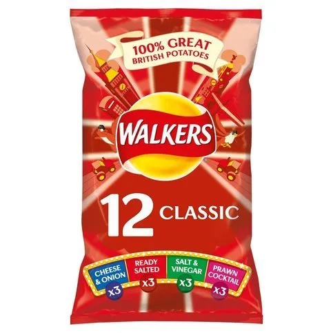 Walkers Classic Variety Multipack 12 x 25g