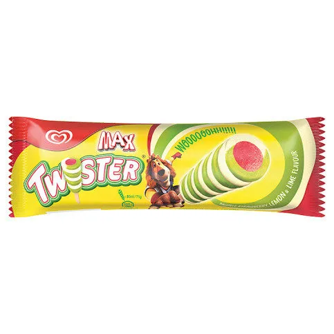 Twister Pineapple Strawberry Lemon & Lime Flavour Ice Cream Lolly 80ml
