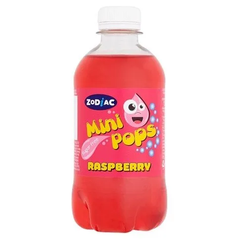 Zodiac Mini Pops Raspberry 330ml