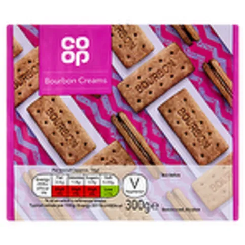 Co-Op Bourbon Creams 300g