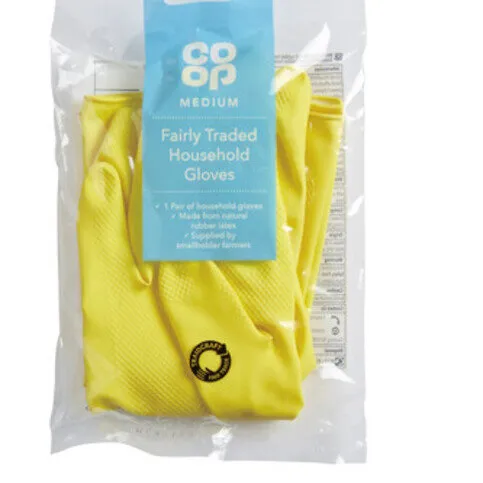 The Co-operative Fairly Traded Medium Household Gloves