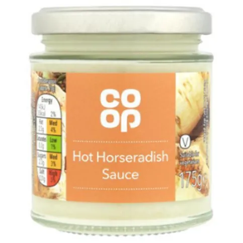 Co-Op Hot Horseradish Sauce 175g