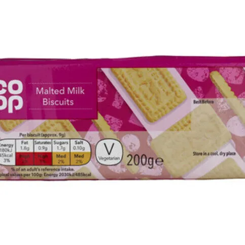Co-op Malted Milk Biscuits 200g