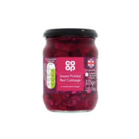 Co-Op Pickled Red Cabbage 335g