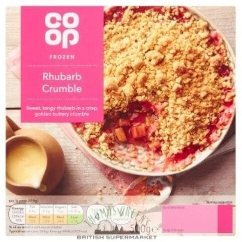 Co-op Rhubarb Crumble 500g