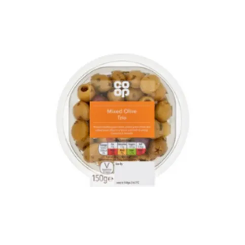 Co-op Mixed Olive Trio 150g