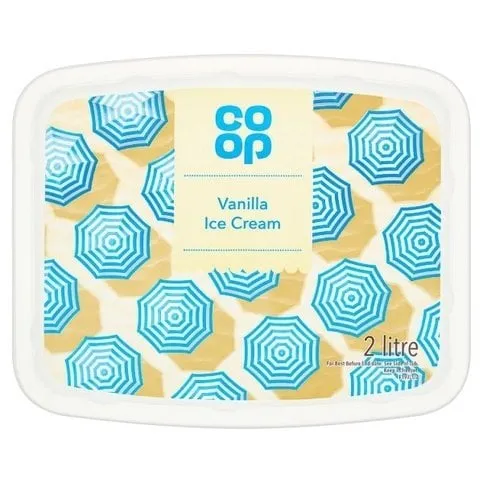 Co-op Vanilla Ice Cream 2L