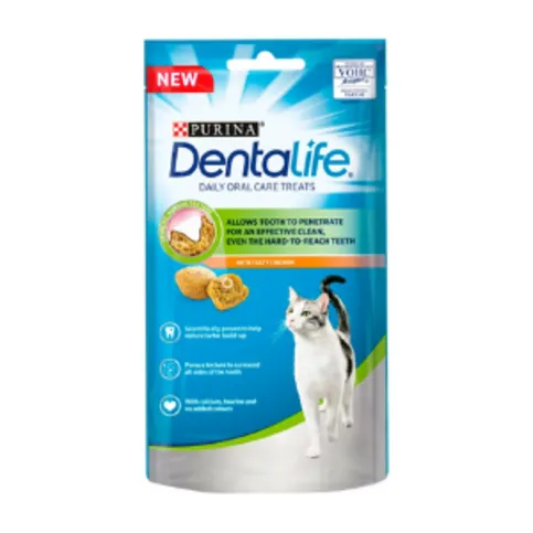 Dentalife Chicken Dental Cat Treats 40g