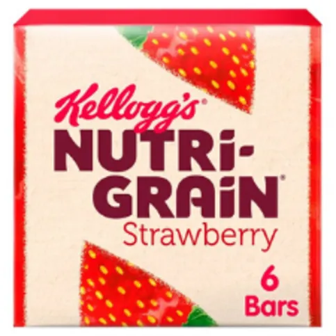 Kellogg's Nutri-Grain Strawberry 6 x 37g (222g)
