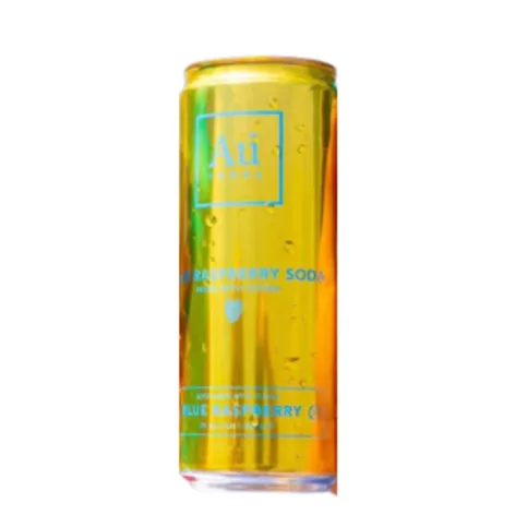 Au Vodka Blue Raspberry Soda Made with Vodka 330ml