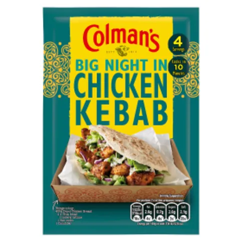 Colman's Chicken Kebab Recipe Mix 30g
