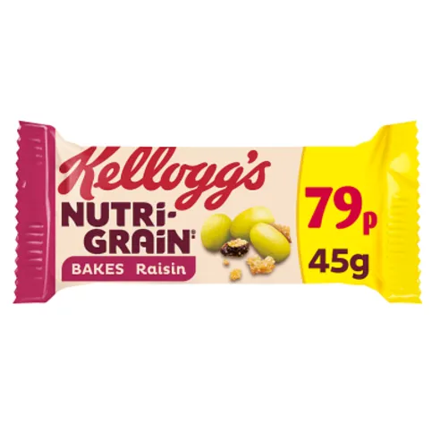 Kellogg's Nutri-Grain Bakes Raisin 45g