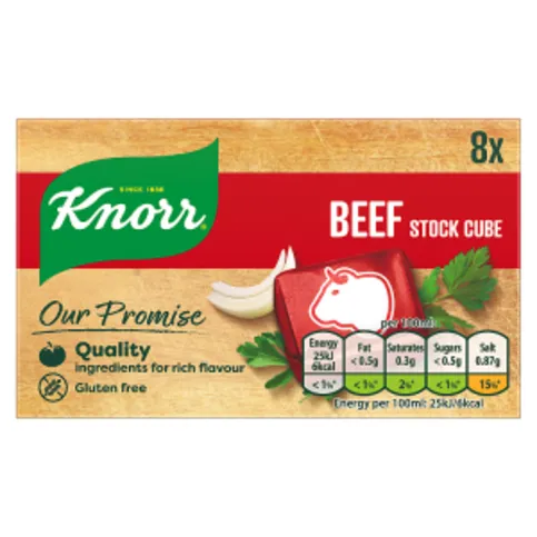 Knorr Beef Stock Cubes 8 x 10 g
