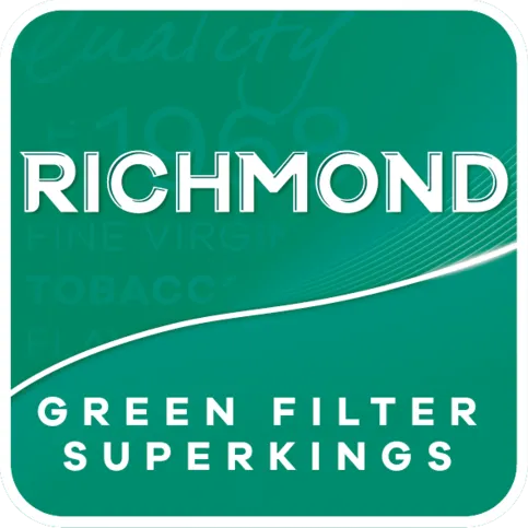 Richmond Green Filter Superkings 20 Cigarettes