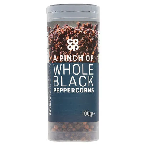 Co-op A Pinch of Whole Black Peppercorns 100g