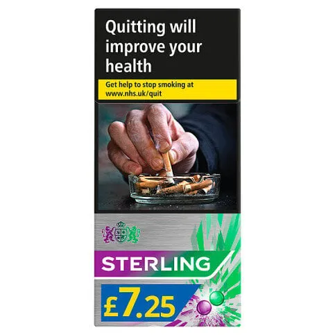 Sterling Dual Double Cap Leaf Wrap Berry Menthol